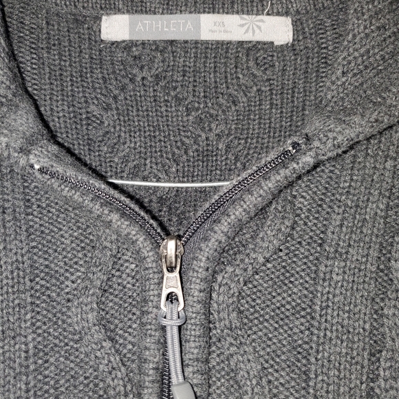 **SOLD** Size XXS Athleta Hooded Sweater Dress - Picture 3 of 8